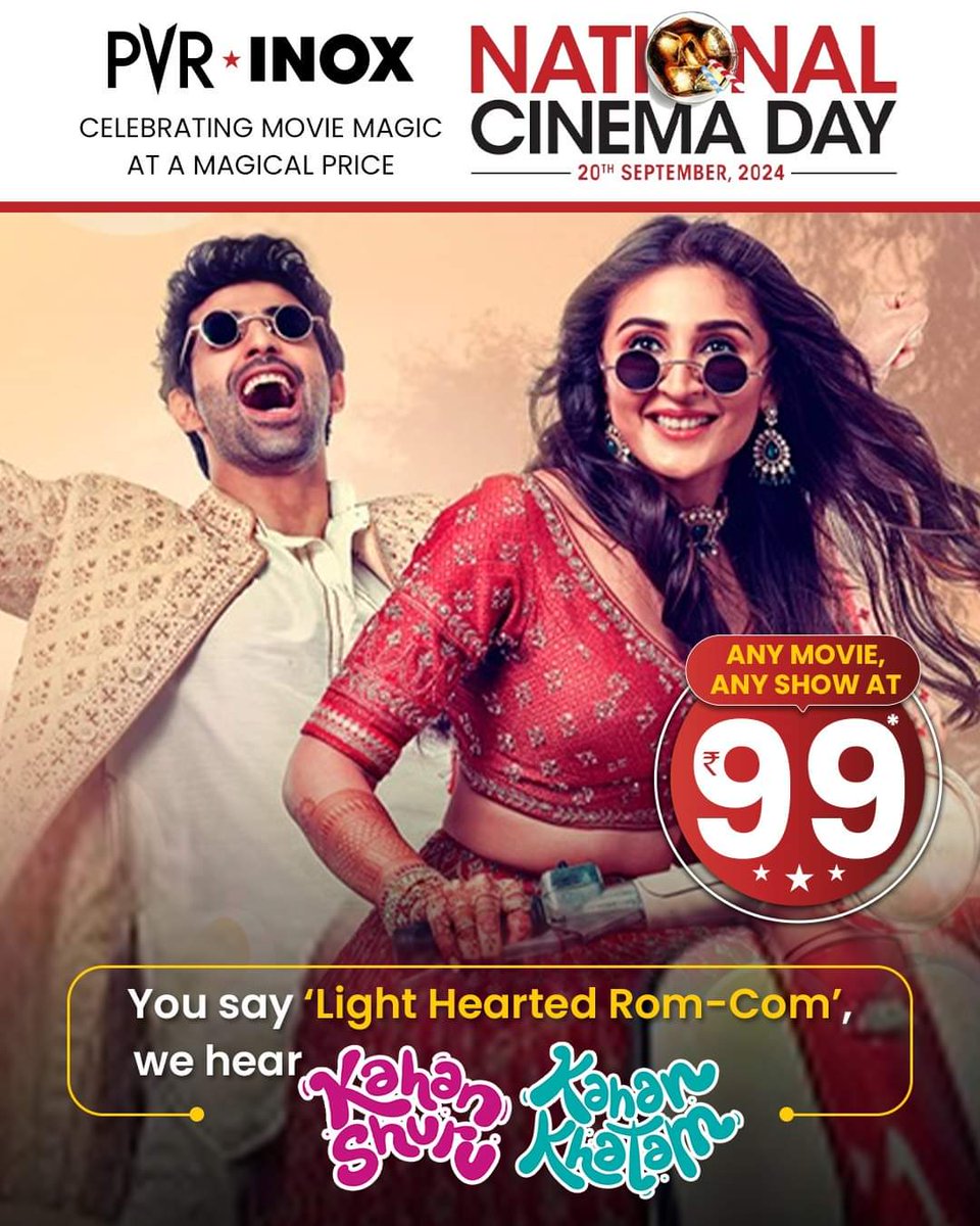 CinemaRareIN's tweet photo. In cinemas today (20/9)..
#Yudhra (Hindi)
#KahanShuruKahanKhatam (Hindi)
#Dhaak (Hindi)
#NashaJurmAurGangsters (Hindi)
#TransformersOne (English/Hindi)
#NeverLetGo (English)
#DancingVillage: #TheCurseBegins (Indonesian/Hindi)
#HideNSeek (Telugu)
#PailamPilaga (Telugu) https://t.co/fl7nCi51N1