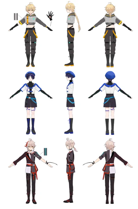 このたび原神  HoYoFairにて、【Realm of Faith  Live Actually】番組内グループ【ARANAGI】の衣装デザインを制作させていただきました!何卒よろしくお願いいたします!#HoYoFair #GenshinImpact #FlameFusion 