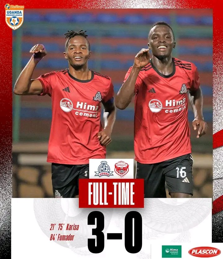 Xaviour77's tweet image. Good Morning from St.Marys Stadium Kitende 
The poisonous venom dealt with the Red Eagles 
@VipersSC