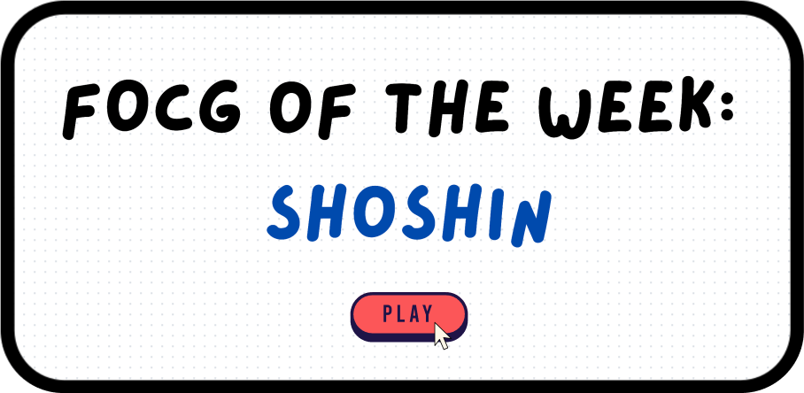 ⚔️ FOCG of the Week: SHOSHIN ⚔️

<a href="/Shoshin_gg/">Shoshin</a>  is taking the fighting game scene to the next level! Developed by <a href="/topology_gg/">Topology</a>  on <a href="/Starknet/">Starknet (BTCFi arc) 🥷</a>, this async fighter isn’t just about brawling—it’s about outthinking your opponent with a custom-built Mind that controls every move. 🧠💥