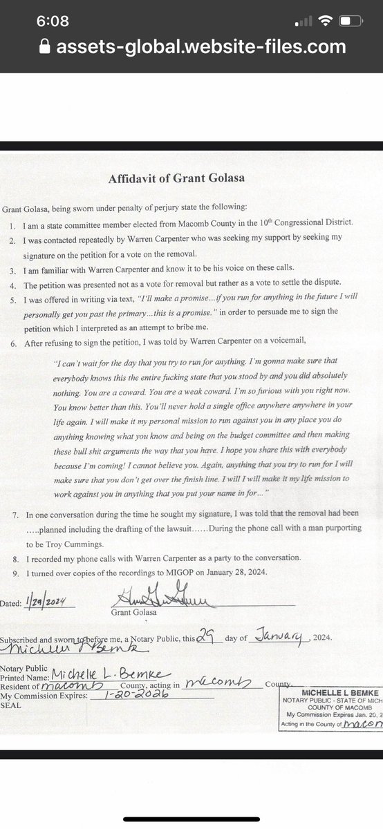 Forty5won's tweet photo. @petehoekstra You’re NOT the Chair sneaky Pete.  You were installed No one voted for you except @CarpenterWarren Why didn’t you allow 24 Michigan counties to vote at the convention? You really are a piece of excrement https://t.co/9X2aDBDwmG