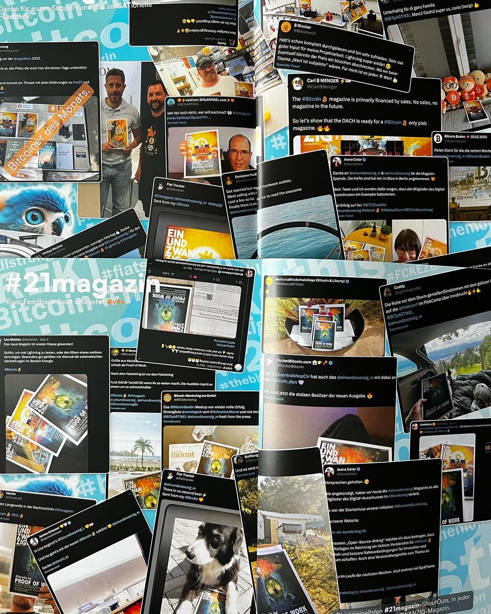 mx12art's tweet photo. ๐ฐ Magazines Changing Bitcoin Education @einundzwanzig_m
As one of the creators and lead artist, Iโm proud to share insights on #cypherpunks, Proof of Work, and more. Donโt miss out on these game-changing editions
Even @saylor is signing them! ๐
#Bitcoin #LeadArtist https://t.co/9MGZvYg2pa
