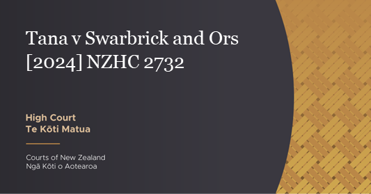 Darleen Tana’s judicial review application is declined. Investigative process which led to her resignation as Green Party member was lawful, authorised, fair and reasonable. Mrs Tana was not ousted from the party.
sen.nz/0kv2wb