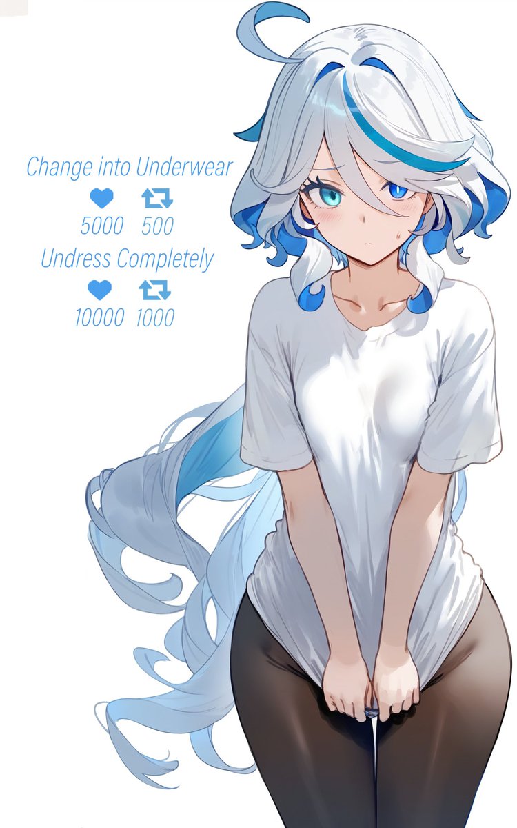 Furina - Undressing Challenge 💧