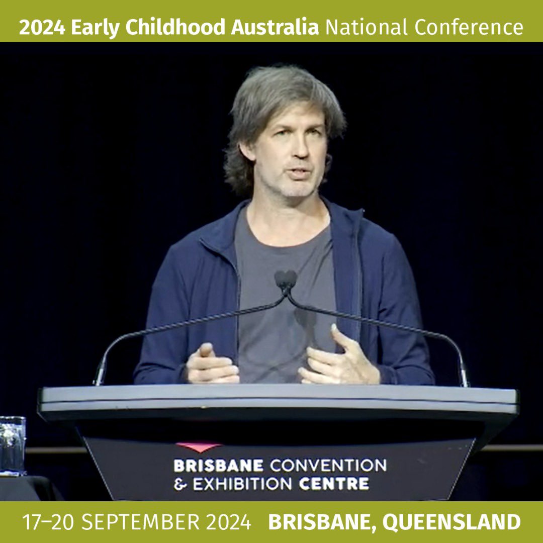 ‘I’m the kid who was always drawing on my exercise books through school.’
- Joe Brumm #ECAconference #Bluey