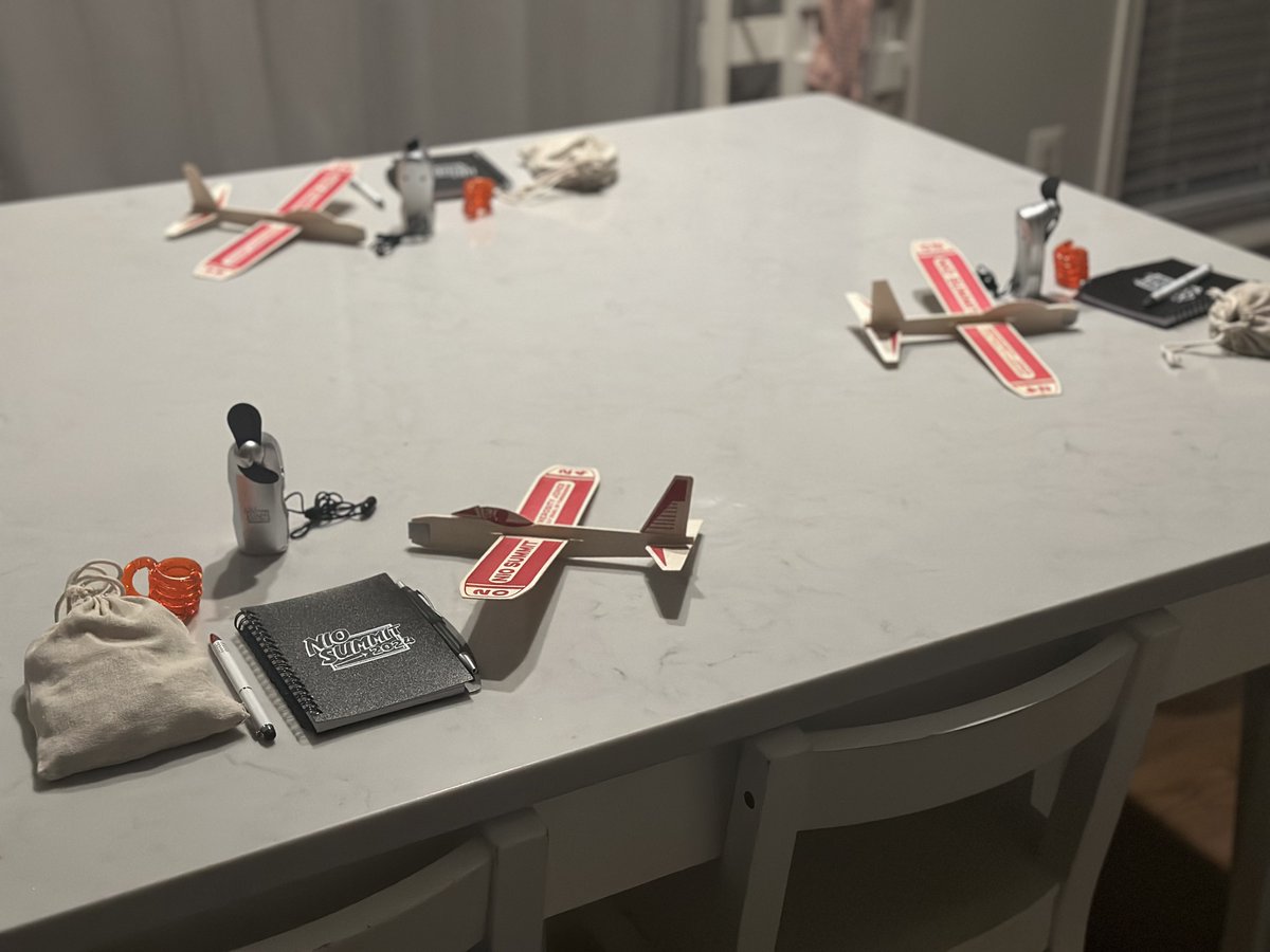 Getting home after midnight and putting out the #niosummit swag haul for the kids to find in the morning like Christmas morning stocking stuffers 🔥 <a href="/NextAfter_/">NextAfter</a>