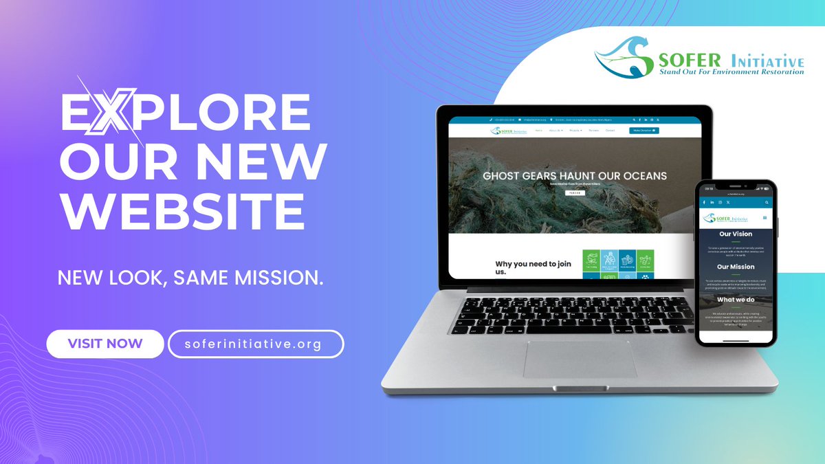 SOFERInit's tweet image. We are thrilled to announce the launch of our brand-new website!

Visit - soferinitiative.org to discover how you can make a difference, join our campaigns, and be a part of our growing community dedicated to a healthier planet.
#Sustainability #websitelaunch #foryou #explore