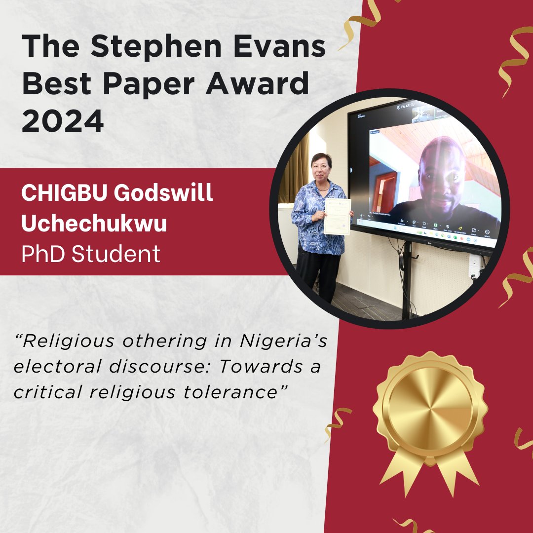HKPolyUENGL's tweet photo. Congrats🥳to our #PhD students Godswill Chigbu @Uche9ja & Ivy Wu @IvyWu_xy for winning The Stephen Evans Best Paper Award in 2024! Their exceptional research work has set a great example for academic excellence! #PolyUstudent #PolyUresearch #PhDVoice @PhDForum https://t.co/POWX1DyOJ7