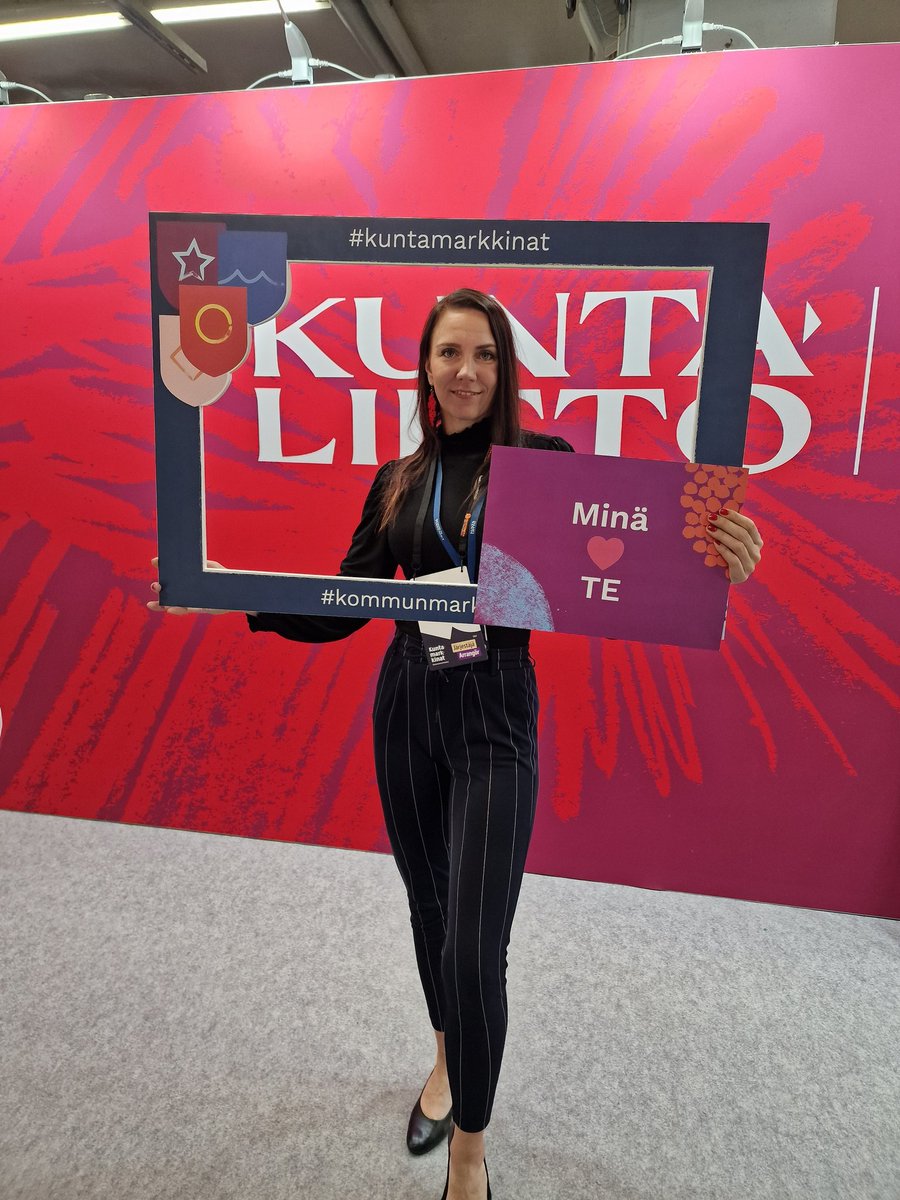 lassilanhanna's tweet photo. Kiitos Kuntamarkkinat 2024✨️

Tarjosit jälleen lukuisia kohtaamisia, mahtavia keskusteluja, uusia ideoita, loistavia seminaareja ja itselle myös kunnian vetää #TEuudistus paneelia. Ylpeä kaikista kollegoista ja asiantuntijoista @Kuntaliitto 😍. Ensi vuoteen🫶 #kuntamarkkinat https://t.co/vTc3CZt8JE