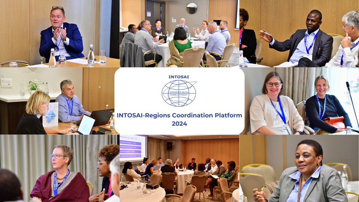 INTOSAIJournal's tweet image. INTOSAI Regional Coordination platform discussions included #competencyframeworks; #ISSAI150; regional organization budgets; #qualitymanagement systems; audit follow-up systems; #stakeholderengagement; publishing annual reports; #SAIPMF ; and support to SAIs in complex contexts.