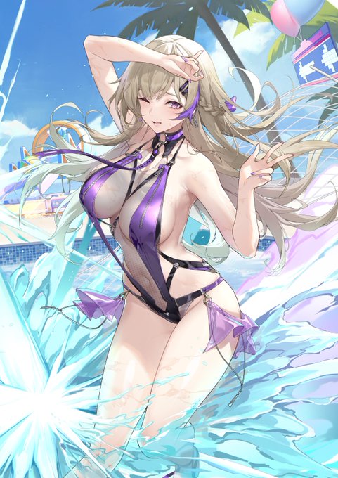 尘白禁区茉莉安泳装 