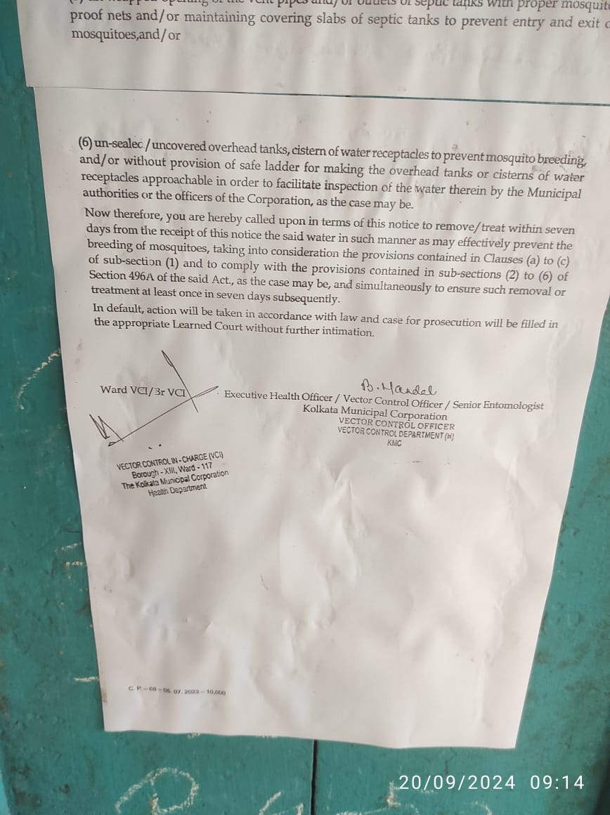 deepakrupal's tweet image. @kmc_kolkata #KMConDuty #VectorControlByKMC
Look at the targeted harrassment by KMC, who are posting notice of some different assessee in different assessee address. Please check at your end the correct assessee before pasting such notices.