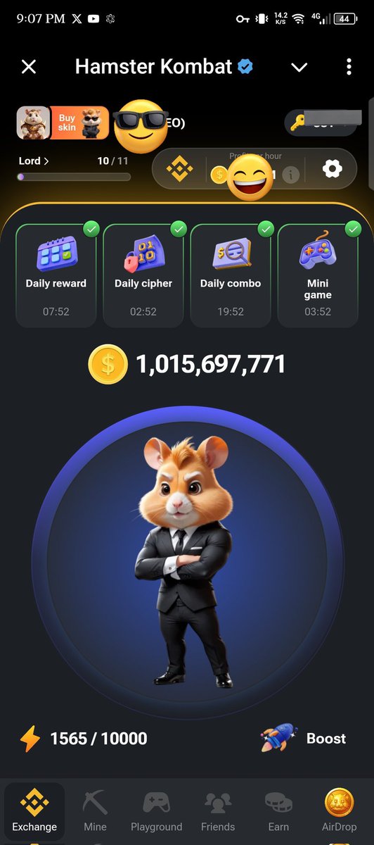 HamsterComoteam's tweet photo. Comment Your Hamster Key Balance 

1000 randomly winner selected within 24 hours 

Comment Fast and don't Forget Like Retweet.

Good Luck 🤞 

@HamsterComoteam https://t.co/gHL4yDRf3g
