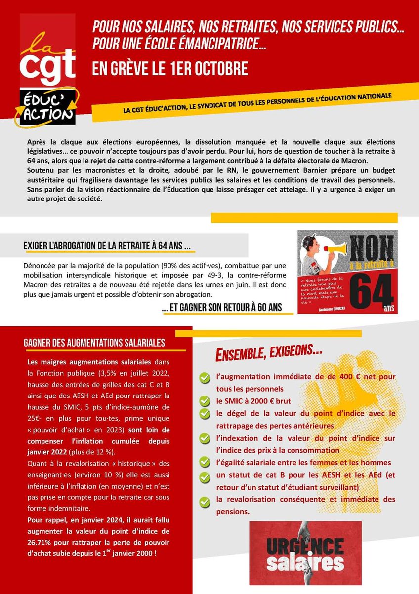 CGT-Éduc'action tweet media