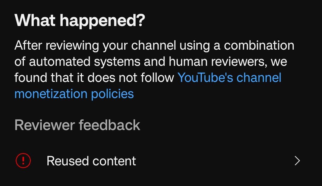Dr.Medusa (@ms_medusssa) on Twitter photo So <a href="/YouTubeIndia/">YouTube India</a> demonitised my channel randomly, in the middle of the night citing "reused content". Reused? Boy the only thing reused in my content is my face. 
Why is this constantly happening to creators like us? Whose pressure are you under YouTube? Reinstate my channel So <a href="/YouTubeIndia/">YouTube India</a> demonitised my channel randomly, in the middle of the night citing "reused content". Reused? Boy the only thing reused in my content is my face. 
Why is this constantly happening to creators like us? Whose pressure are you under YouTube? Reinstate my channel