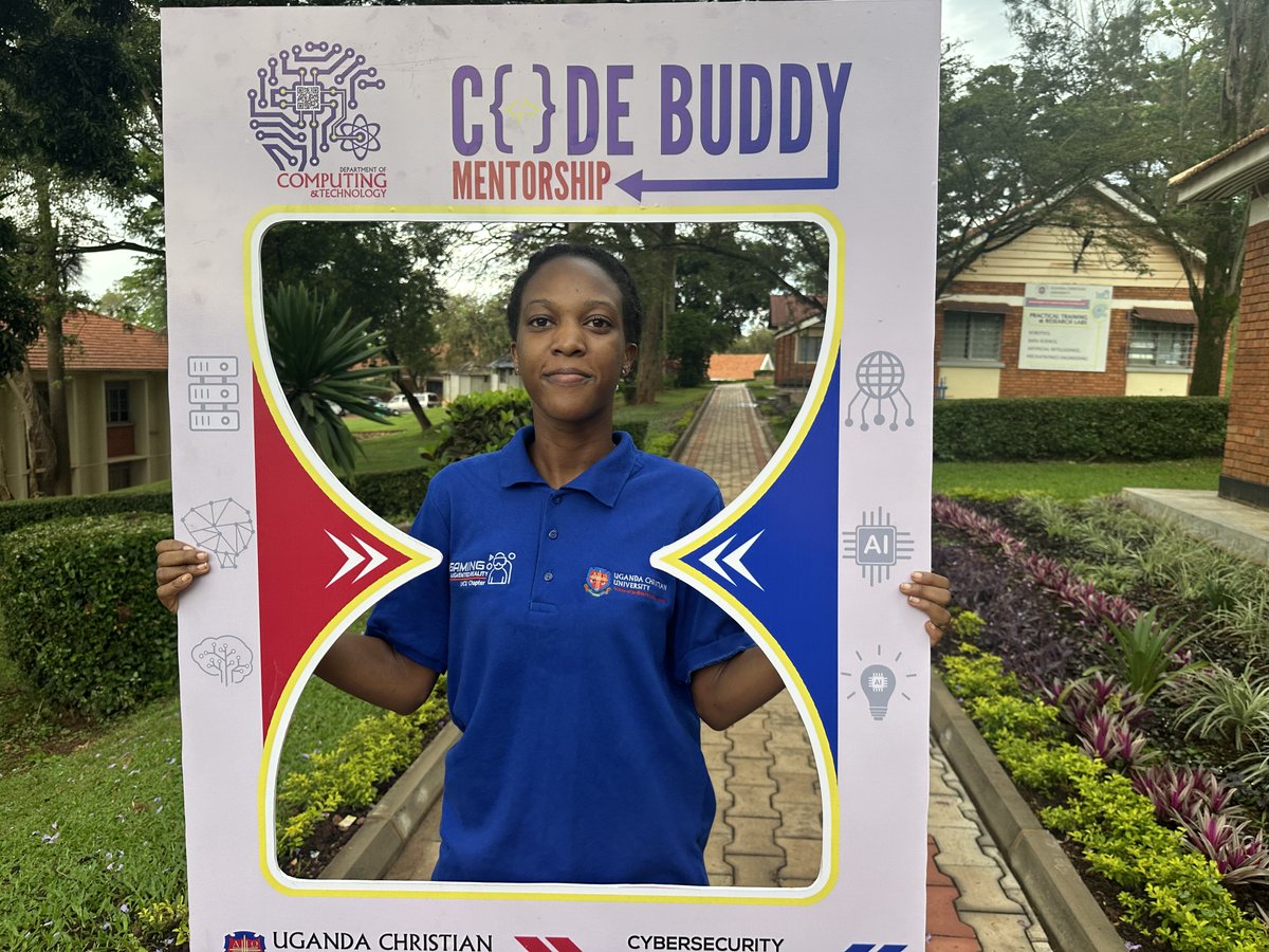 ucu_ComputEng's tweet image. The fun has begun!
Stop by the Department of Computing to capture your unforgettable #CodeBuddy selfie.. ..
#CodeBuddy Mentorship program launch at 2:00 PM, at the New football pitch, next to the Basketbal Court.  ... 
Come dressed for a fun-packed afternoon. Lots of games…