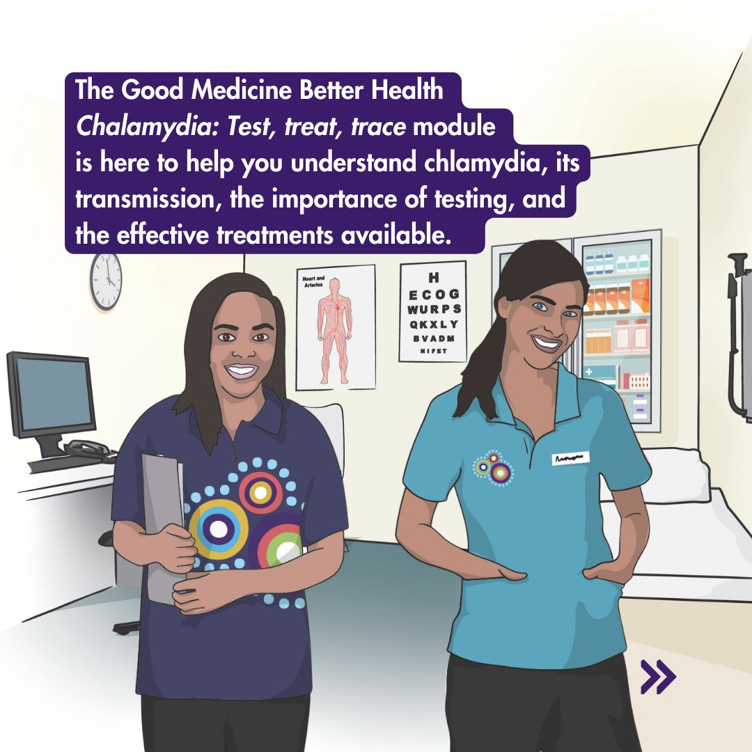 New Online Learning Module Alert!

Join Serena on her journey through sexual health screening in our latest Good Medicine Better Health module, "Chlamydia: Test, Treat, Trace." 🩺 

naccho.org.au/good-medicine-… 

#GMBH #GoodMedicineBetterHealth #NACCHOOnlineLearning