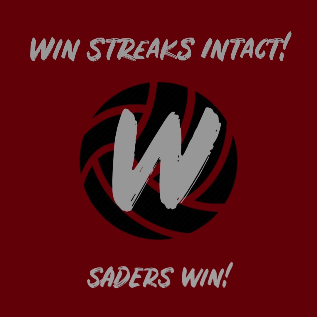 JV pushes their win streak to 6 matches while Varsity's streak reaches 5 with both teams knocking off Bell Creek in straight sets! Great job, ladies!

Next up: Middle School takes center stage this weekend at the Keswick Invitational Tournament.

#RaiseTheStandard #GoSaders🏐