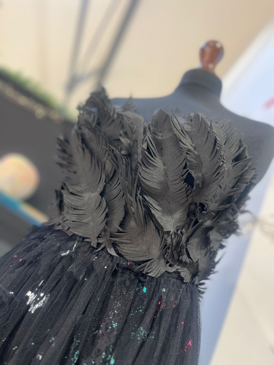 Early start today. Finishing the dress for this evenings #BIBAs2024 Before we open the studio. I know you will all be cheering us on in the #microbusiness category🤞 #Fleetwood #Northwest #DreamTeam