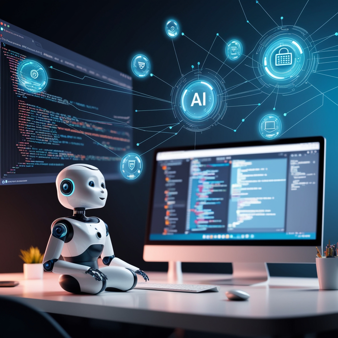 shambunathsingh's tweet image. &quot;AI is transforming web development by automating tasks and improving user experiences! From smart chatbots to personalized content, AI is streamlining the way we build websites. Are you ready to embrace AI? 🚀&quot;

#AIInWebDev #WebDevelopment #FutureOfTech #ArtificialIntelligence
