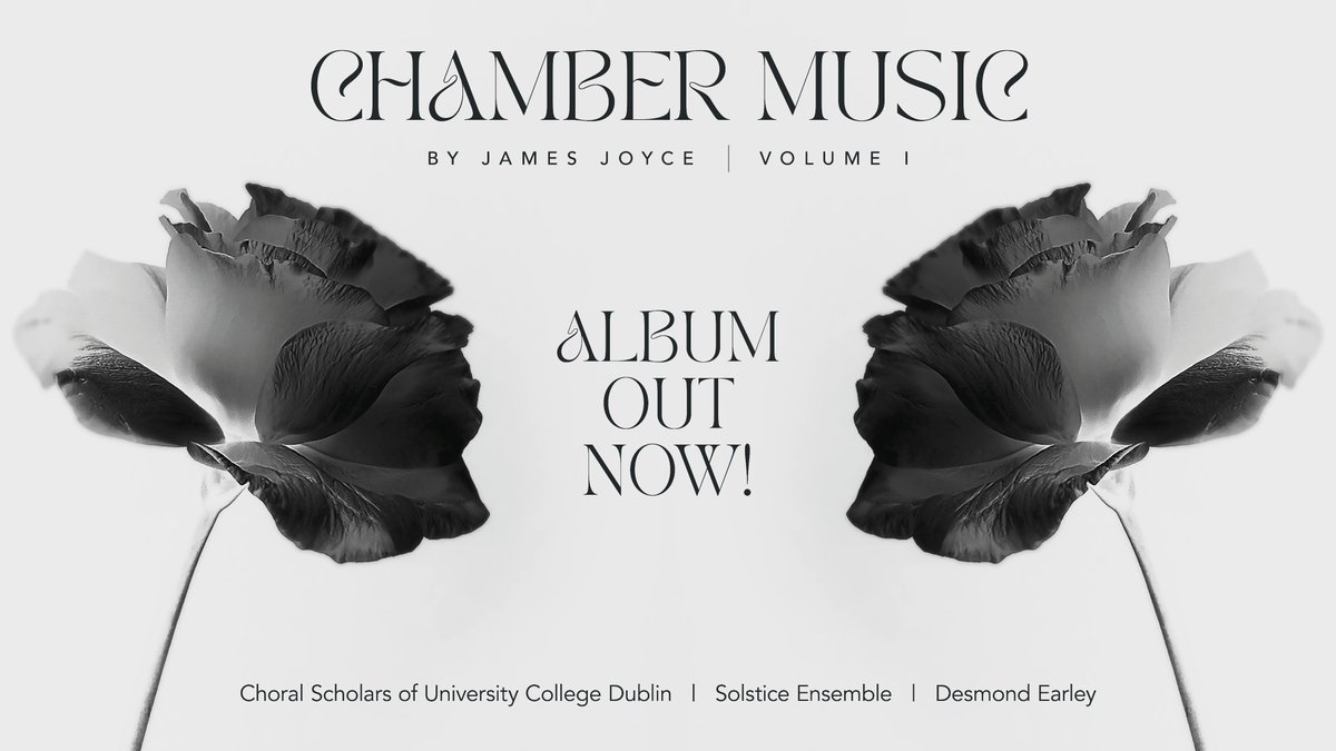 Choral Scholars of University College Dublin (@ucdchoral) on Twitter photo NEW ALBUM OUT NOW! We're over the moon that you can all hear our new project – 'Chamber Music by James Joyce Vol. I' – released today on <a href="/SignumRecords/">Signum Classics</a> Each of Joyce's poems in this first volume have been set to music by a different composer. Enjoy! lnk.to/JamesJoyceCham… NEW ALBUM OUT NOW! We're over the moon that you can all hear our new project – 'Chamber Music by James Joyce Vol. I' – released today on <a href="/SignumRecords/">Signum Classics</a> Each of Joyce's poems in this first volume have been set to music by a different composer. Enjoy! lnk.to/JamesJoyceCham…