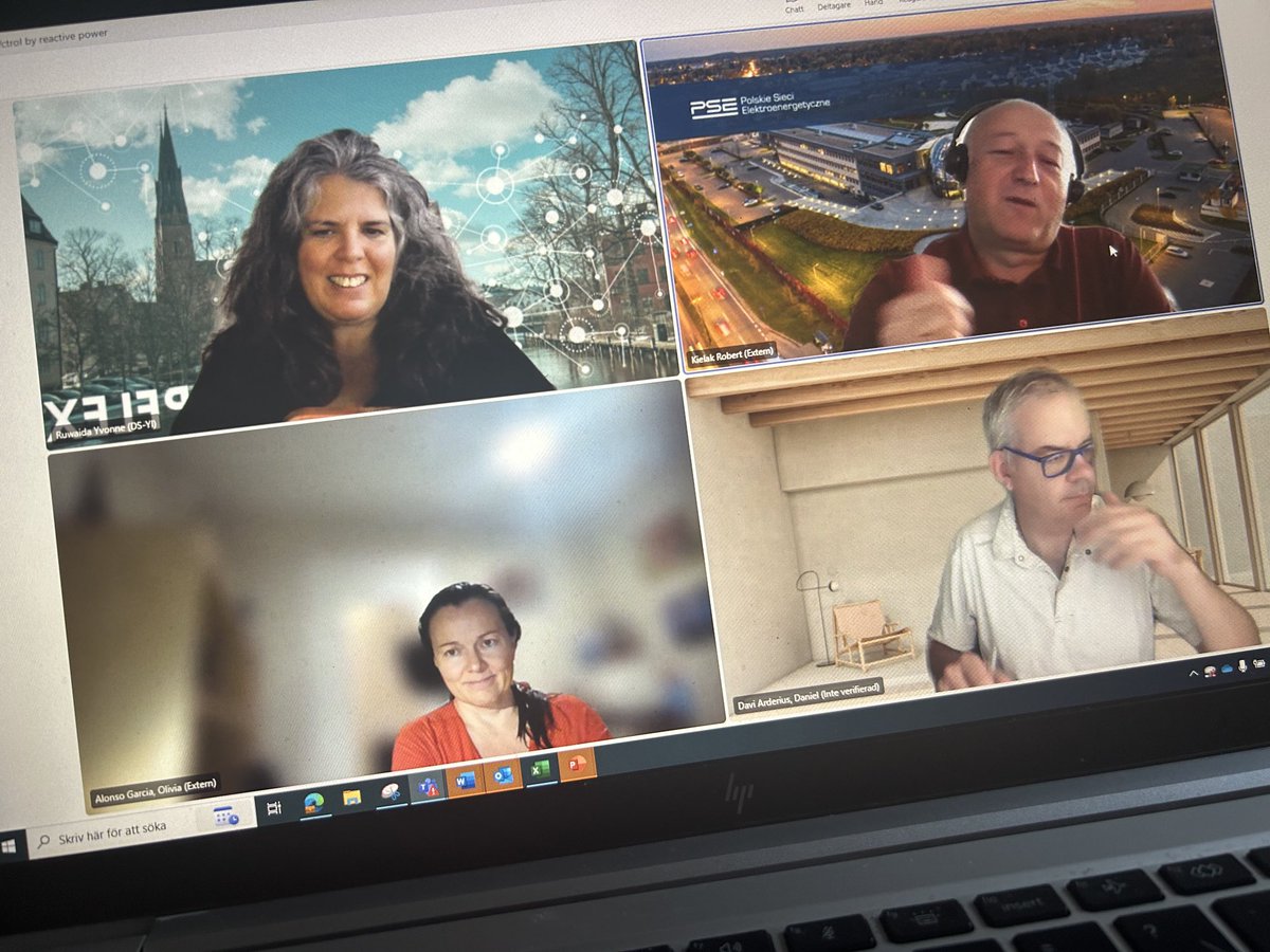 Morgonmöte med Brysselgänget ⁦<a href="/ENTSO_E/">ENTSO-E</a>⁩  och ⁦@DSOEntity_eu⁩ om reaktiv effekt och kommissionsförordningen demand response. Mycket ska hinnas med under ⁦⁦<a href="/Acer/">Acer</a>⁩ remiss.