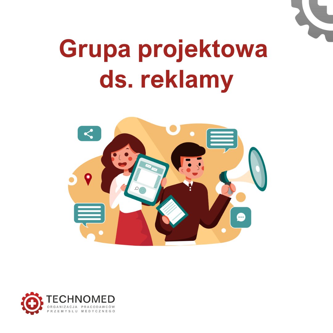 OPPM TECHNOMED (@oppm_technomed) on Twitter photo ⚙️ 17.09.2024 miało miejsce pierwsze spotkanie grupy projektowej ds. reklamy. W spotkaniu wzięło udział 40 osób.
⚙️ Kolejne spotkanie planowane jest na październik 2024 roku. Jeśli chcecie brać udział w pracach grupy - zapraszamy do wysłania mail na adres biuro@technomed.org.pl ⚙️ 17.09.2024 miało miejsce pierwsze spotkanie grupy projektowej ds. reklamy. W spotkaniu wzięło udział 40 osób.
⚙️ Kolejne spotkanie planowane jest na październik 2024 roku. Jeśli chcecie brać udział w pracach grupy - zapraszamy do wysłania mail na adres biuro@technomed.org.pl