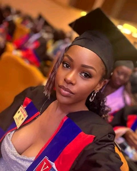 Sharon O is also among the graduands at Victoria University. She graduated with a Bachelor of Arts in International Relations.
