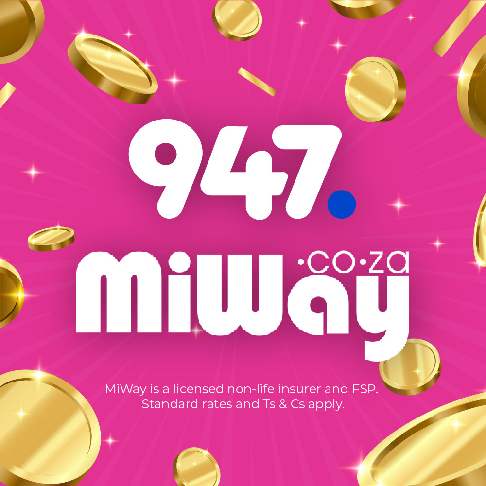 947's tweet image. Want to WIN your share of R1,000,000 with @miwayinsurance? 

⭐️Download the MiWay &amp;amp; 947 image &amp;amp; make it your profile photo
⭐️WhatsApp 'Million' to 0614947947
⭐️Get a car quote with MiWay to double your winnings

#MiWayToAMillionOn947 #MoveForValue #LiveYourWay