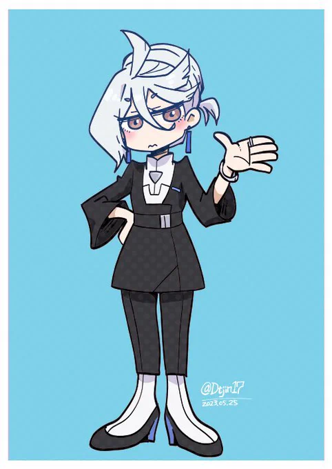 #見た人も無言で銀髪or白髪をあげる #水星の魔女 #G_Witch #fanart 