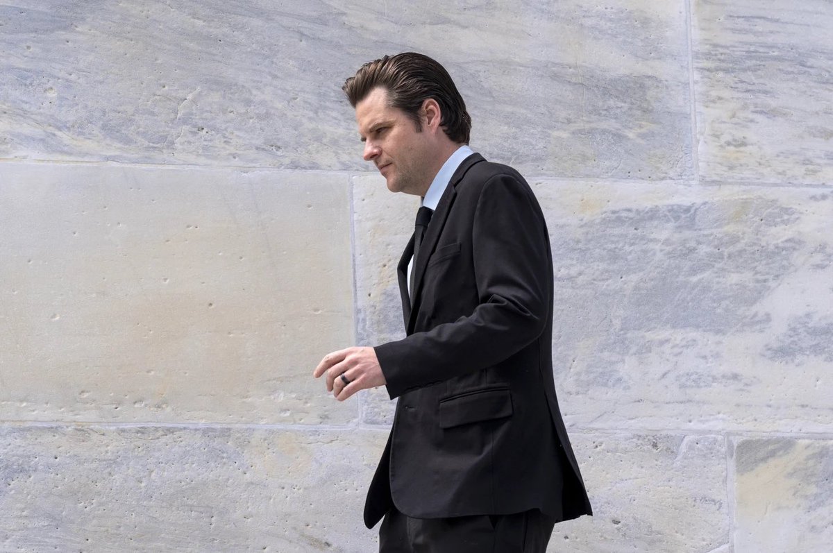 yashar's tweet image. BREAKING 

Matt Gaetz attended a drug-fueled sex party in 2017 with the 17-year-old girl at the center of the alleged sex trafficking scandal, according to legal documents filed to a Florida federal court shortly before midnight Thursday, 

The documents cite sealed affidavits…