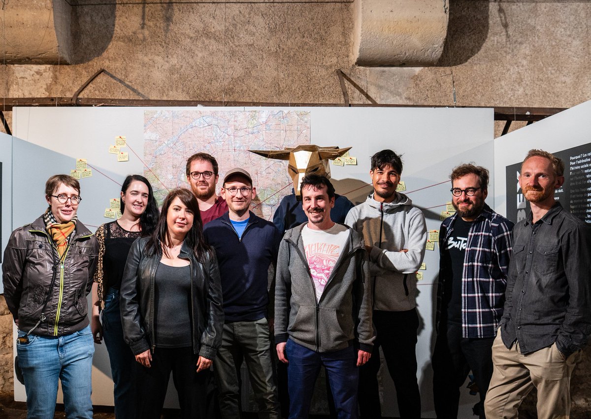 GlauqueLand's tweet photo. 📸 Photo de groupe au vernissage de l’expo «Urbex, Racines et Fragments» à l'Écomusée de Fresnes : @yxelle, Gaëlle, @DianeDCD, @Cafarnaom, @UrbexConnection, Tiski et Yves Marchand &amp; Romain Meffre Photography entourant @Frederic_C. Merci à vous ! Photo : Susy Lagrange (Instagram) https://t.co/AC3B8xxqjW