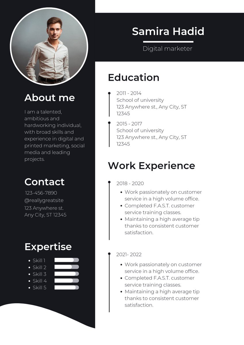 Create professional cv for you

#cv #cldk #VolvemosAParqueLezama #socialmedia #digitalmarketing