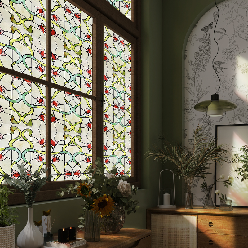 Fancyfix16015's tweet image. Eden Stained Glass Decorative Window Film
Inspired by the &quot;Garden of Eden&quot;, the meandering vines and red flowers bring a mysterious and vintage atmosphere to the room
#fancyfix #fancyclings #stainedglassfilm #HomeInspiration 
check the link : fancyfix.shop/products/eden-…
