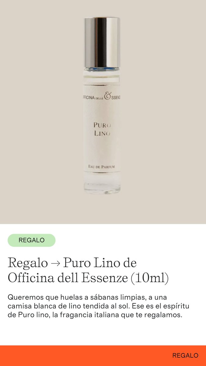 [Regalo] Queremos que huelas a sábanas limpias, a una camisa blanca de lino tendida al sol. Ese es el espíritu de Puro lino, una fragancia italiana que hoy te regalamos.
laconicum.com/products/regal…
