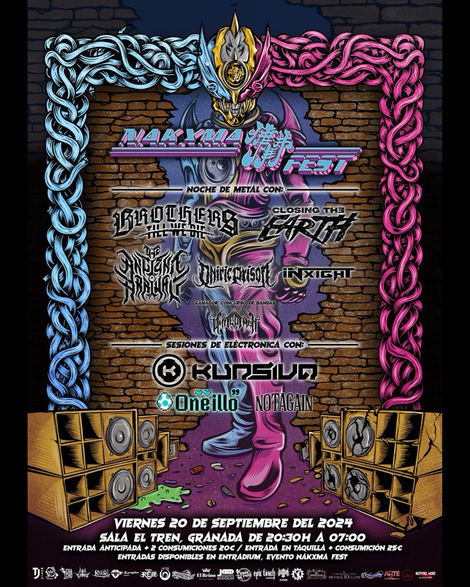 Os escribimos desde la carretera porque ha llegado el día de nuestra primera incursión en el sur de España. Nos vemos a las 20:30h en Granada, sobre el escenario del <a href="/NakxmaFest/">NAKXMA FEST 🎸</a> 🤍😈