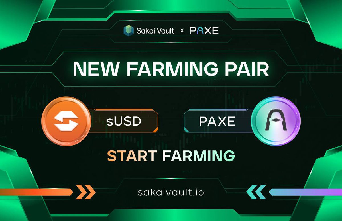 SakaiVault's tweet photo. 🚀 SAKAI VAULT AMA Announcement❗️
🗓 20th September 2024, 1:00 PM UTC
💬Topic: A new farming pair in Sakai Vault Liquidity Farming!
📌 Venue: https://t.co/5qjVjkg3gb
#SAKAIVAULT #SAKAI #AMA #STAKING #APR146% #LIQUIDITYFARMING #BSC https://t.co/Z2n9Zp3Of0