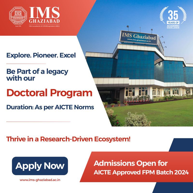 Ready to turn your research dreams into reality? Apply to our All India Council for Technical Education (AICTE)  approved Doctoral program (FPM) and join a community of research trailblazers! #PhD #ResearchLife #AcademicJourney
Apply Now - http://52.77.236.209/signup