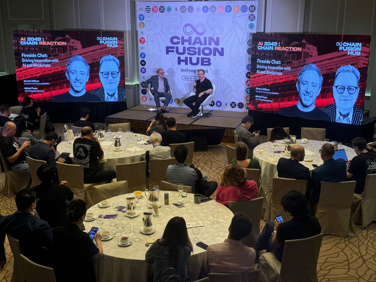 icphub_SG's tweet image. Tune in for a Fireside Chat on "Driving Innovation with AI and Blockchain" featuring Dominic Williams @dominic_w , Founder &amp;amp; Chief Scientist @ DFINITY, and Michael Terpin @michaelterpin CEO @ Transform Ventures. 🌐💡

This is one you don’t want to miss! 🚀

#AI2049 #ChainReaction