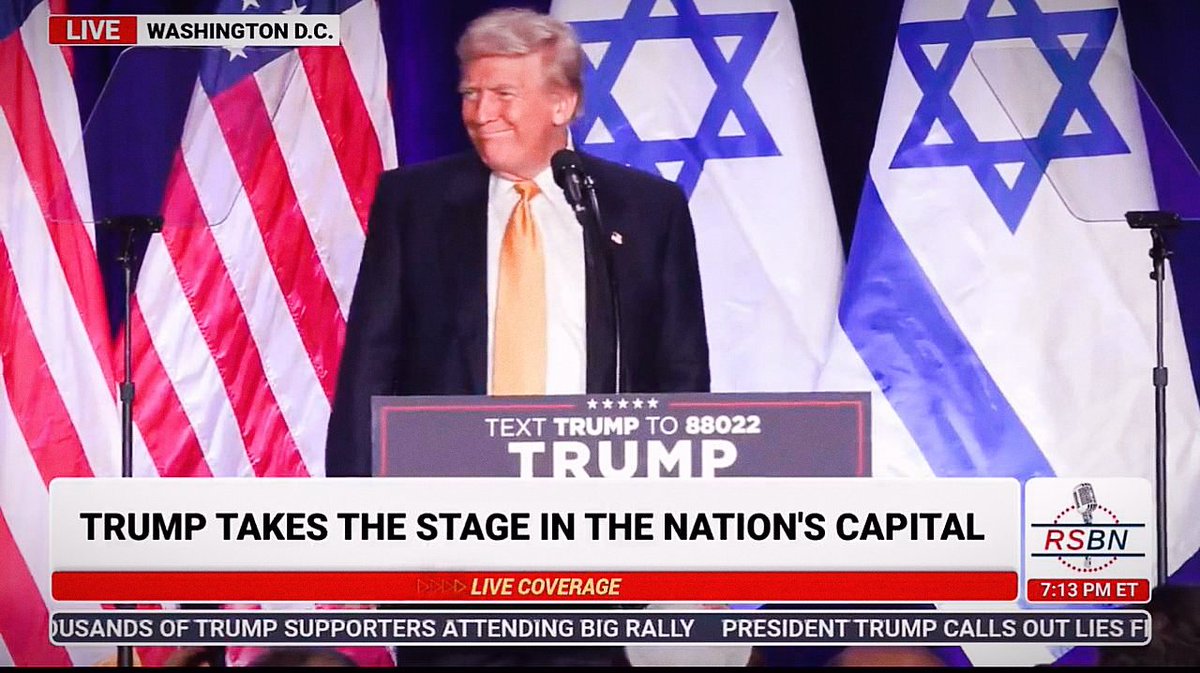 Megatron_ron's tweet image. BREAKING:

🇮🇱🇺🇲 Donald Trump, as if he was running for president of Israel, declared the Jews a greater nation even than Americans: 

"Israel is one of the greatest, if not perhaps the single greatest nation on earth – and the Jewish people are incredible

 I am the best friend