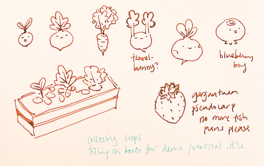 I like big crops and i cannot lie part #6742 
Wanna improve the big crops in the game but not sure i’ll keep the faces haha

#indiegame #indiedev #gamedev #indiegamedev #upcominggames #cozygame 

bit.ly/3Pv4AoB / mailing list and deets at kestrelgames.com !