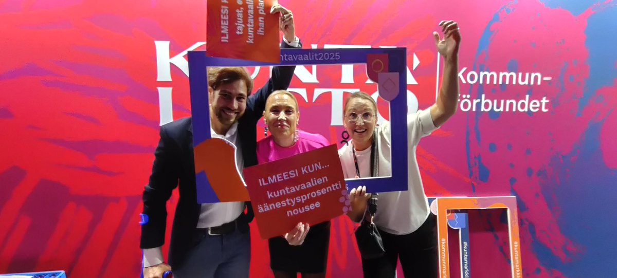 RuohoMaija's tweet photo. Olipas hyvät @Kuntamarkkinat! Paljon iloisia kohtaamisia ja oivalluksia. 🤩 Sain Kuntavaalien viestintä-seminaariin kavereiksi viestinnän timanttiset osaajat @JarvenpaanKaup @komulainenhel, @nj_kunta @TeemuSiltanen ja @TonyHagerlund ❤️ Tästä ensi kevään vaaleja kohti. 💯 https://t.co/Vt25b7rc5y