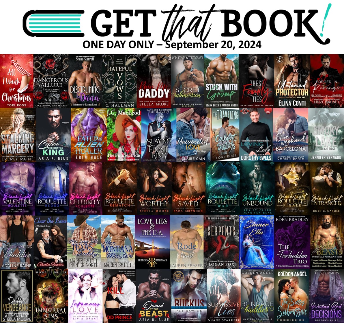 For one day only, an incredible group of authors are bringing you new releases and ebook deals! Download your new favorite book via the links or you can visit our website here: getthatbookpromotions.com/sep-20-2024-de…

IMMORTAL SINS, by yours truly is on sale for .99 cents! <3