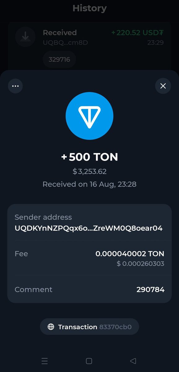 Pi Network Alerts (@pinetworkalerts) on Twitter photo 500 #TON Airdrop For The Community ๐
โ
Drop Your Ton Address ๐
Like โค๏ธ Retweet ๐ Follow <a href="/CatsGiveaways/">cats Giveaways</a>
You Have only 24 Hours โฐ
#Giveaway #TON #Airdrop #HAMSTERCOMBAT 500 #TON Airdrop For The Community ๐
โ
Drop Your Ton Address ๐
Like โค๏ธ Retweet ๐ Follow <a href="/CatsGiveaways/">cats Giveaways</a>
You Have only 24 Hours โฐ
#Giveaway #TON #Airdrop #HAMSTERCOMBAT