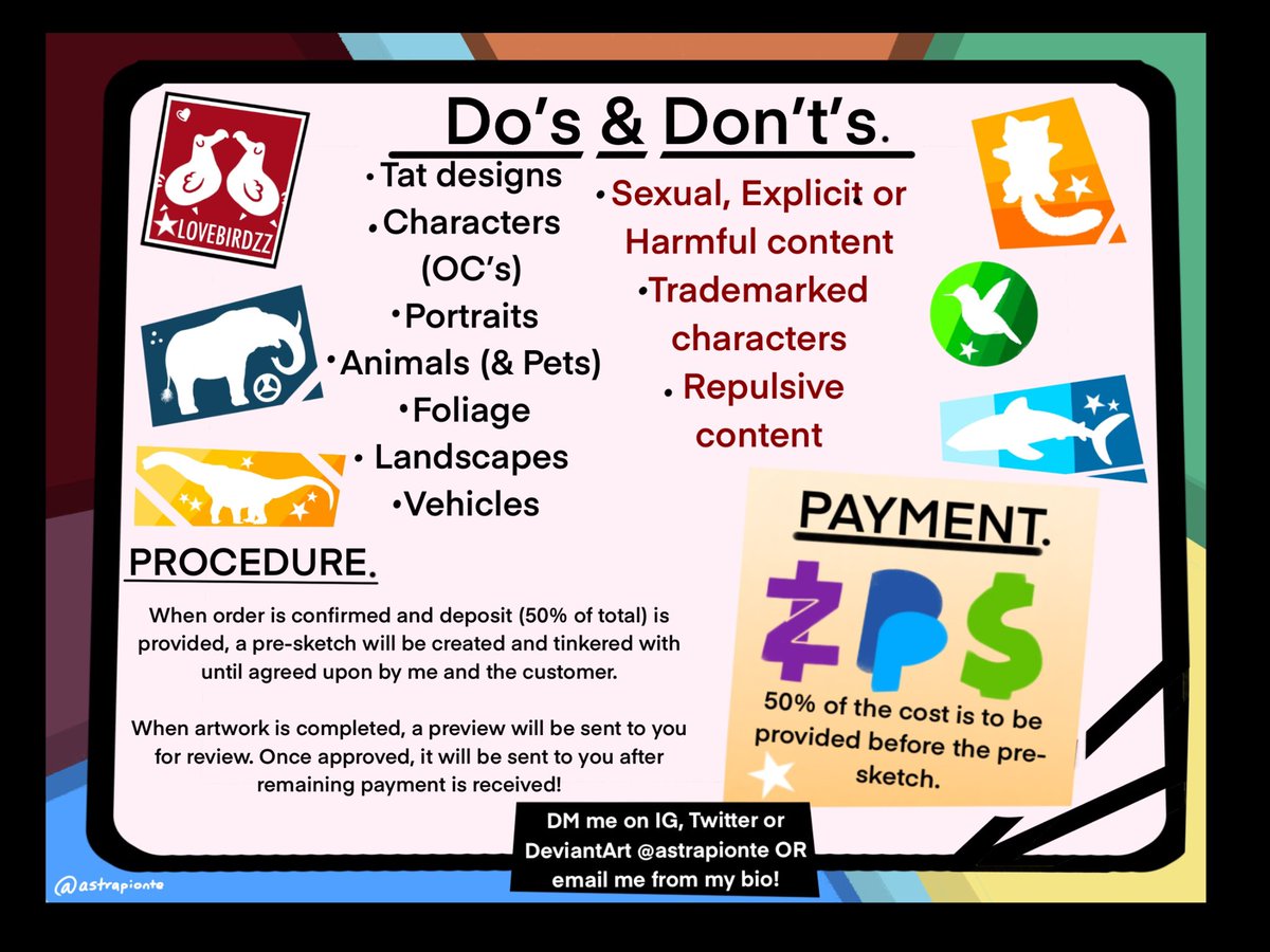 astrapionte's tweet image. Hey, y’all! Commissions are open indefinitely. I would love to work with you to bring a lil something something to life. 🤠

Please check out my comms info here and read my procedure. Thank all of you in advance! XD

#art #ArtistOnX #paleoart #dodo #artistic