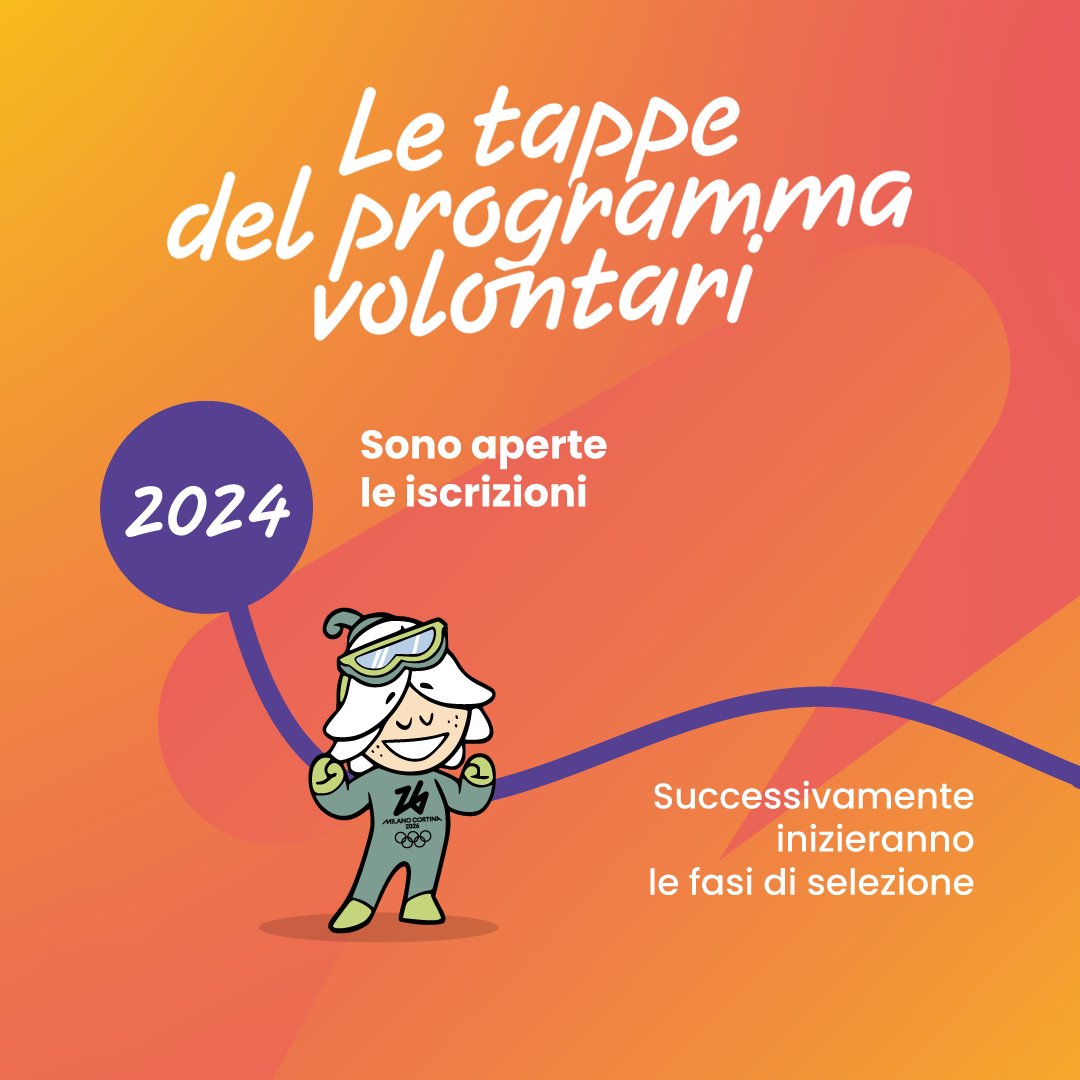 milanocortina26's tweet photo. Let's see what the process will be like once you are selected to join #Team26!​

>>>> SWIPE >>>>​

#WeAreTheGames #MilanoCortina2026 #Team26 #Olympics #Paralympics #VolunteersProgramme
@Olympics @Paralympics