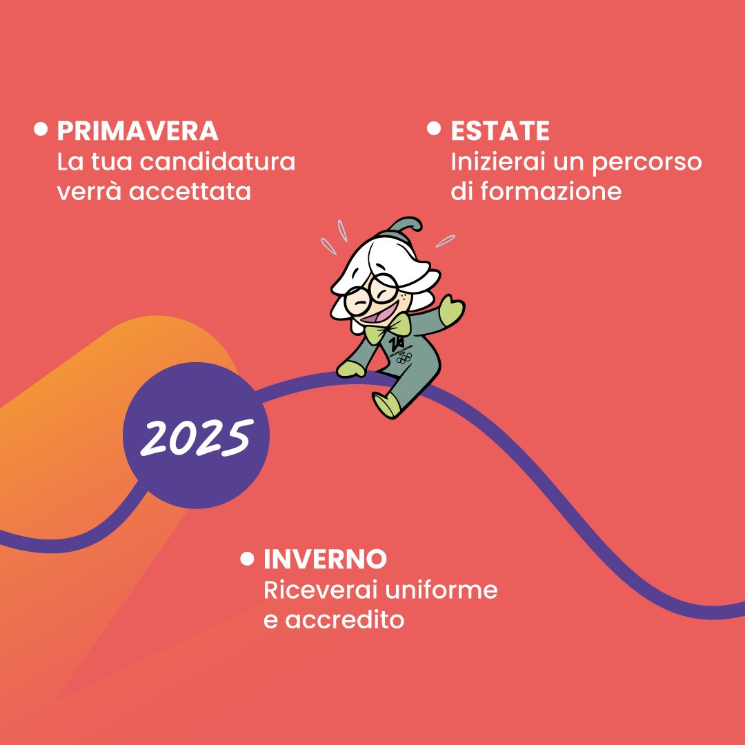 milanocortina26's tweet photo. Let's see what the process will be like once you are selected to join #Team26!​

>>>> SWIPE >>>>​

#WeAreTheGames #MilanoCortina2026 #Team26 #Olympics #Paralympics #VolunteersProgramme
@Olympics @Paralympics