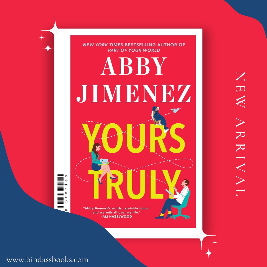 Yours Truly 💌❤️
Abby Jimenez’s Yours Truly is a heartfelt romance about love, second chances, and finding your way back to happiness. This charming story will warm your heart and leave you swooning.🌟📚#RomanticRead #HeartfeltStory #SecondChances

Order zurl.co/0D1U