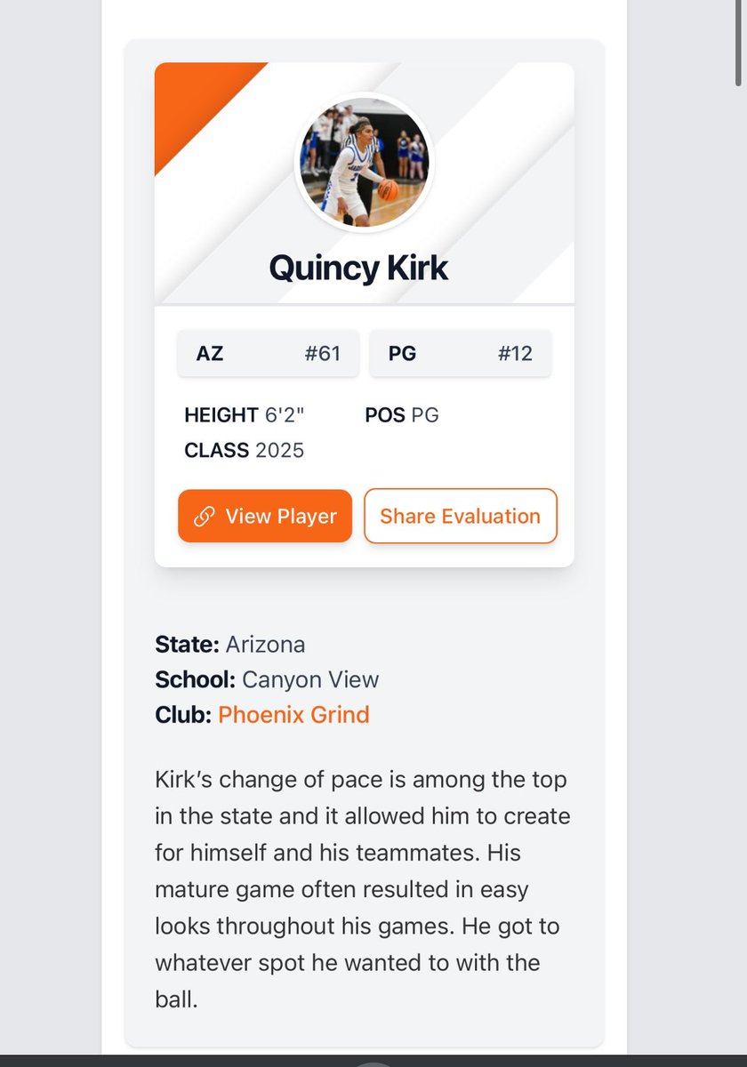 Appreciate the write up! <a href="/PrepHoopsAZ/">Prep Hoops Arizona</a> <a href="/GreggRosenberg1/">Gregg Rosenberg</a> <a href="/azgrindhoops/">Arizona Grind - New Balance</a>