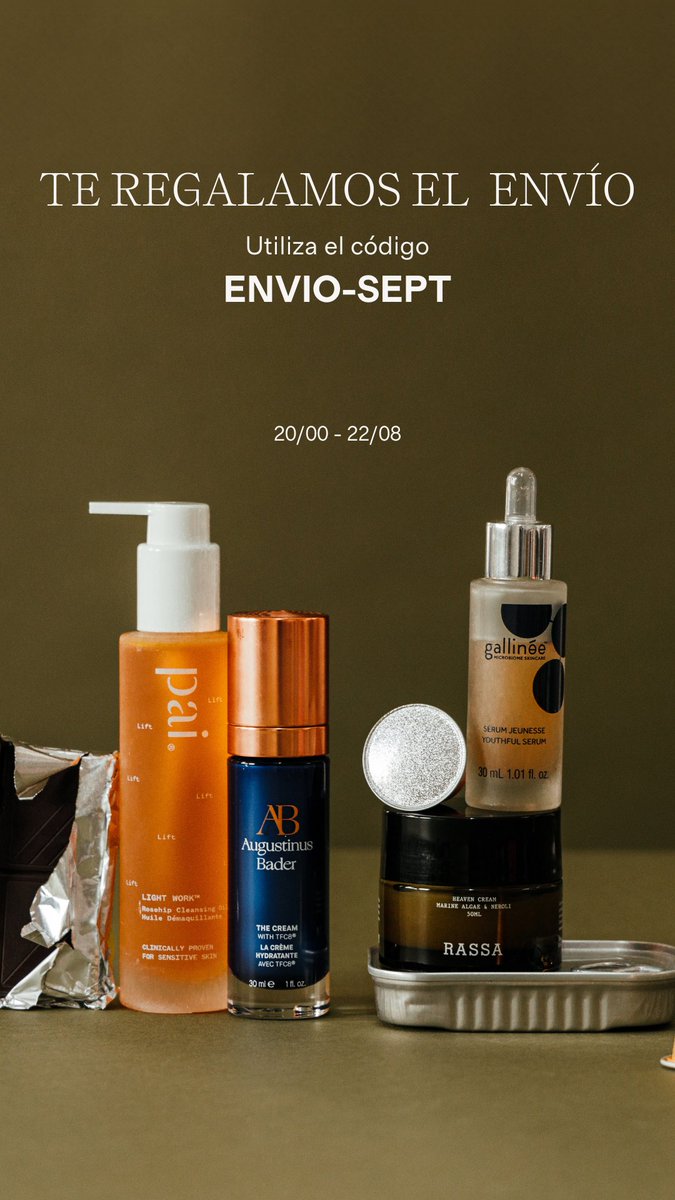 Este fin de semana tenemos envío gratuito para todos los pedidos.
Disfruta de envío gratis con el código:
ENVIO-SEPT
laconicum.com
